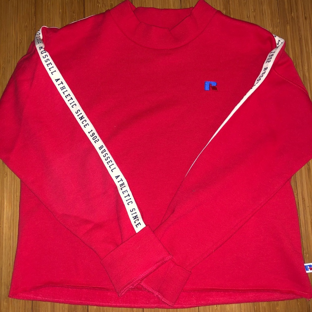 Russel athletic cropped sweatshirt!